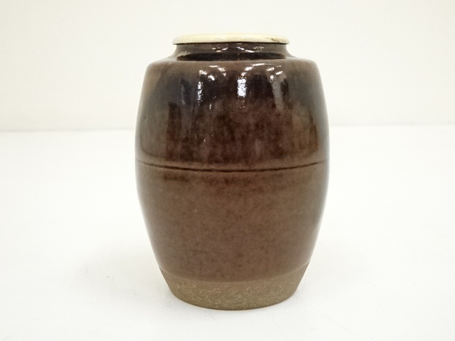 道具 ] - 道具 萬古焼 佐久間芳山造 肩衝茶入（共箱） □z | ネット